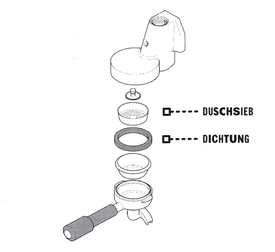  Silikon-Dichtung for E61 Brühgruppe, Brühkopfdichtung Dichtring  8.5mm - Blaue